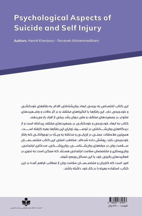 Psychological Aspects of Suicide and Self-Injury